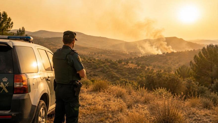 La Guardia Civil alerta del elevado riesgo de incendios ante la inminente ola de calor: "Será muy alto o extremo en casi todo el país"