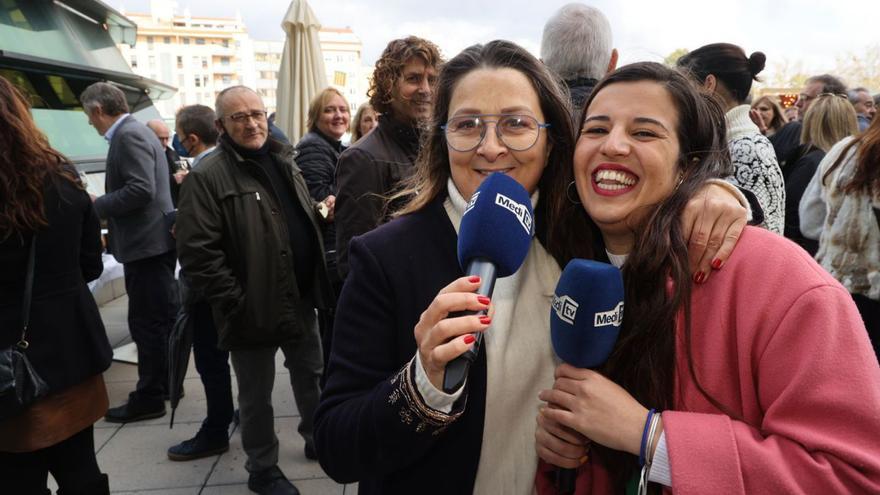 Loles García y Sandra Segarra, las caras visibles de Medi TV, que este viernes recibe el Premio Faro a la Comunicación