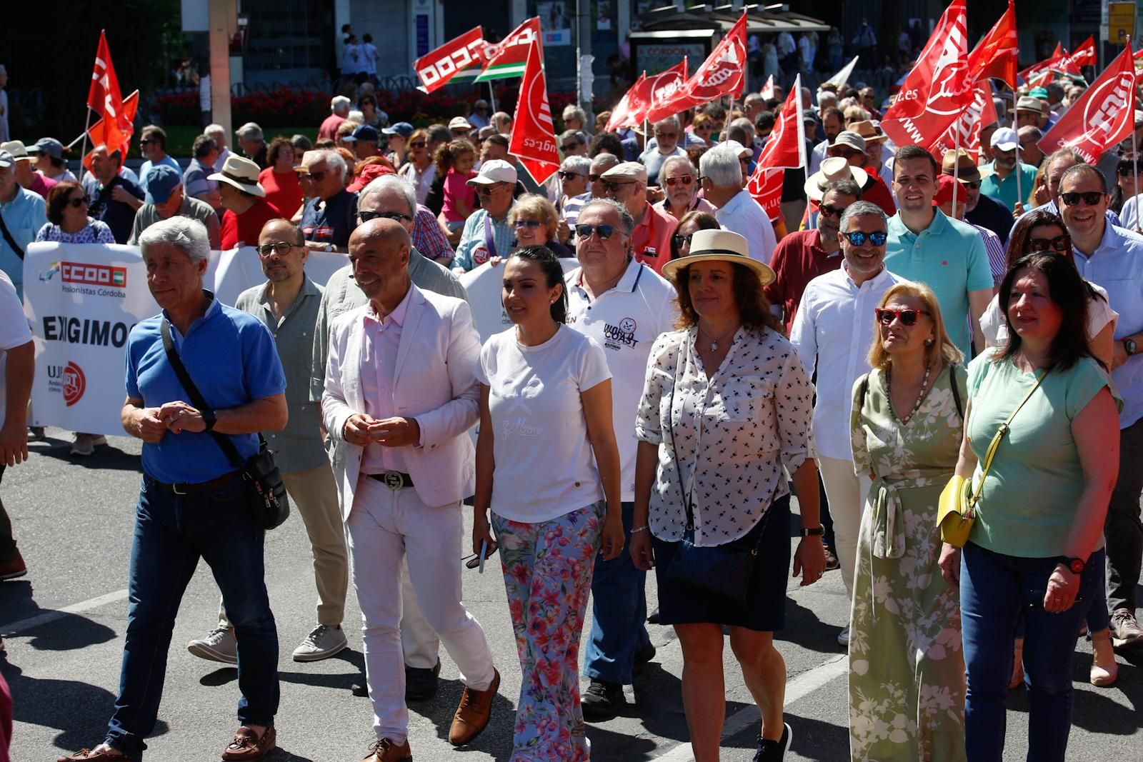 Manifestación por el Primero de Mayo en Córdoba