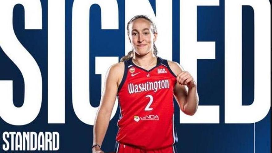 ¡Bombazo en la WNBA!: La taronja Alicia Flórez firma un nuevo contrato estándar con Washington Mystics