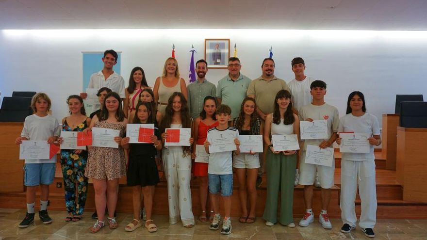 Los mejores estudiantes de Sant Joan