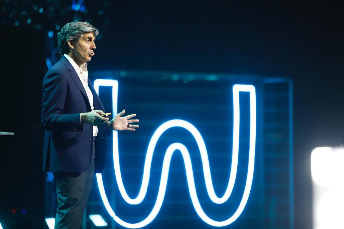 José María Álvarez-Pallete, ex CEO de Telefónica, este miércoles en The Wave 2026, en Zaragoza.