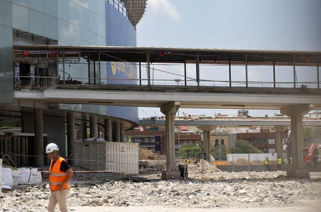 Así avanzan las obras del Camp Nou