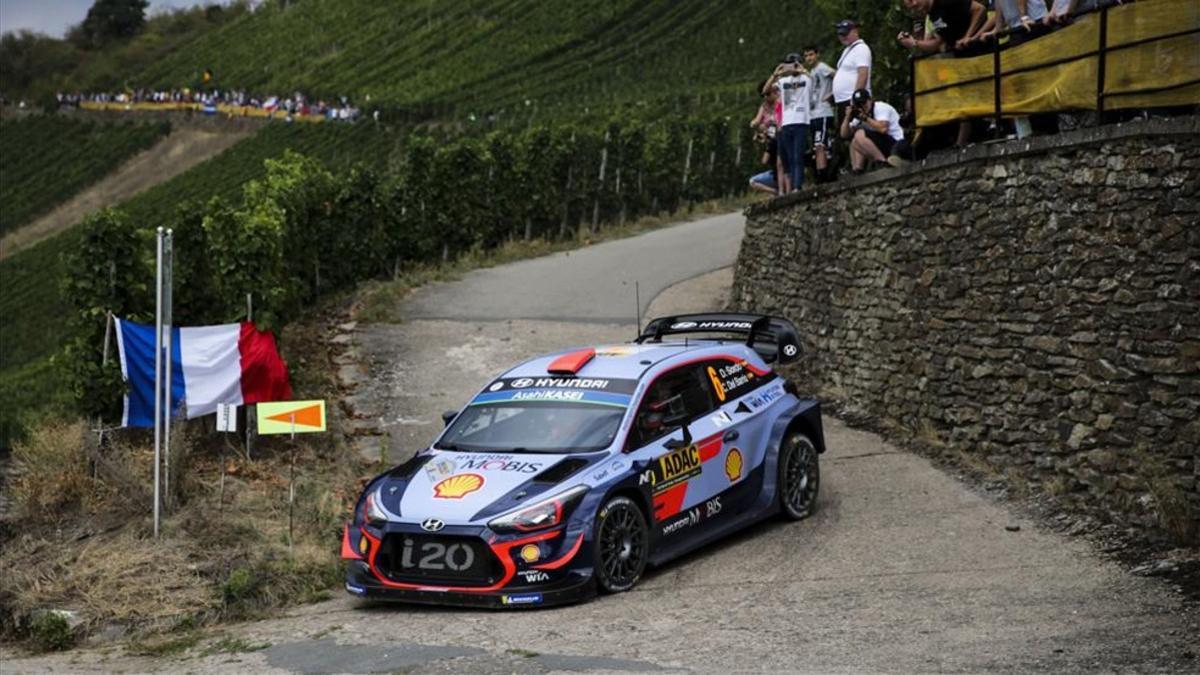 Espectacular actuación de Dani Sordo en la segunda etapa del Rally de Alemania