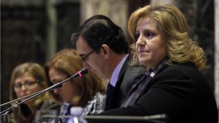 La concejal Maria Àngels Ramón-Llin, en su nombramiento como presidenta de la Emtre.