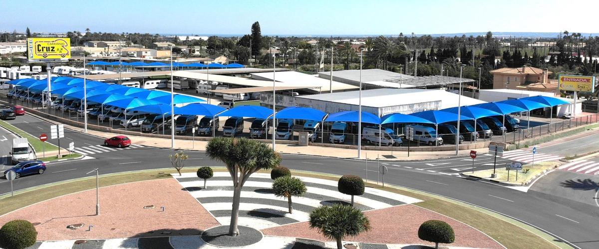 Las instalaciones de Caravanas Cruz han evolucionado hasta convertirse en un imponente complejo de 16.000 metros cuadrados.