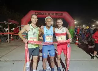 Asheber Díaz y Noemí Álvarez se imponen en la Carrera de San Martiño de Bueu