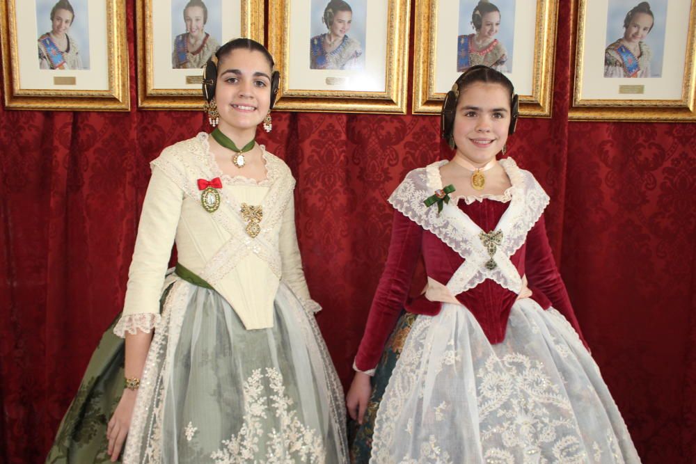 La "mini alfombra roja" de la exaltación de la fallera mayor infantil 2020