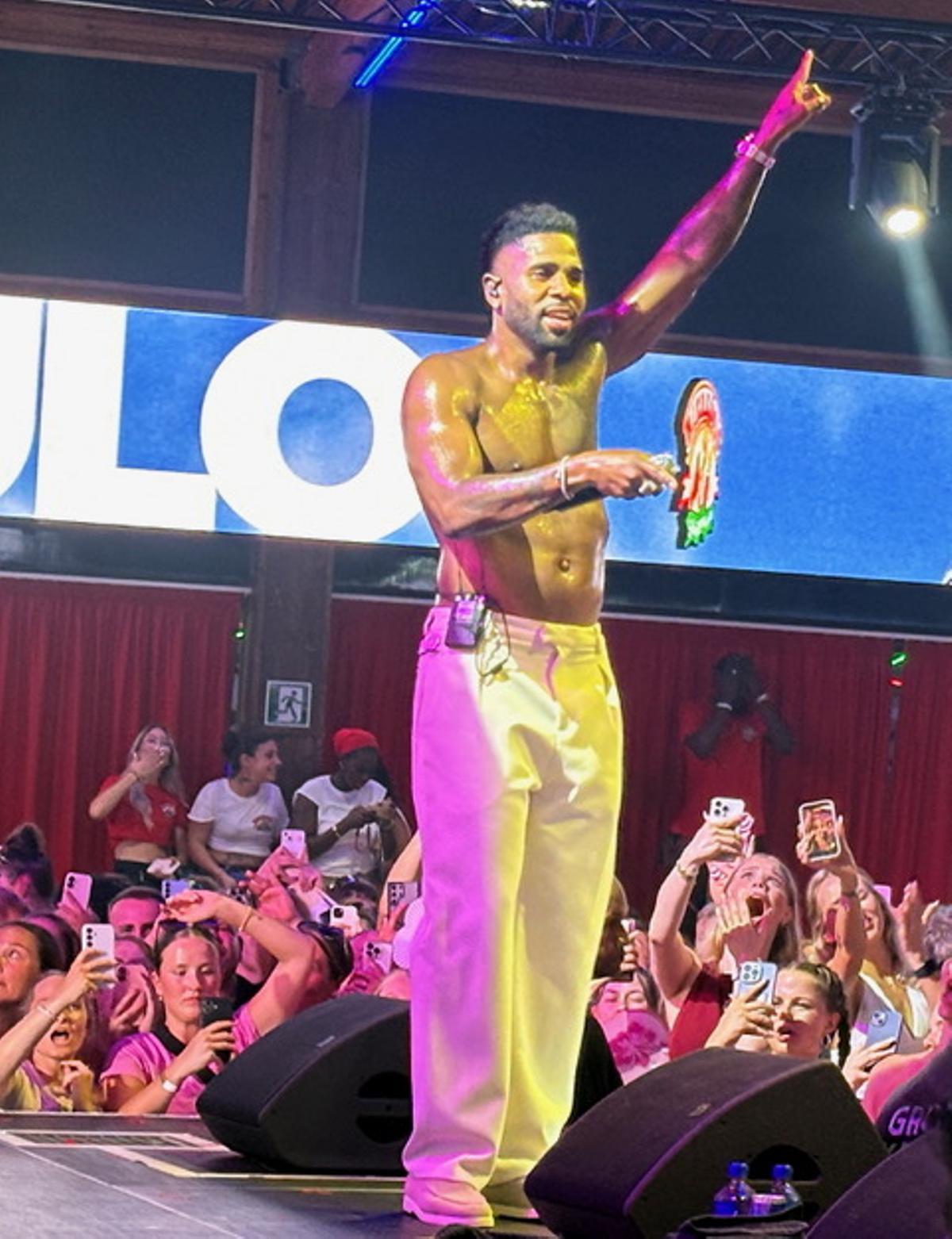 US-Superstar Jason Derulo bei seinem Auftritt im Bierkönig am 24. Juni 2026.
