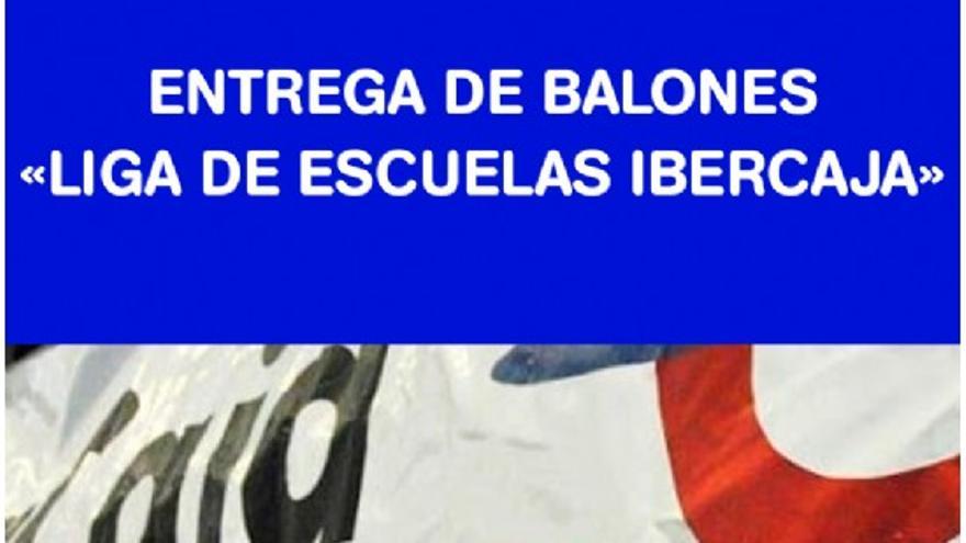 Entrega de balones - Liga de escuelas Ibercaja