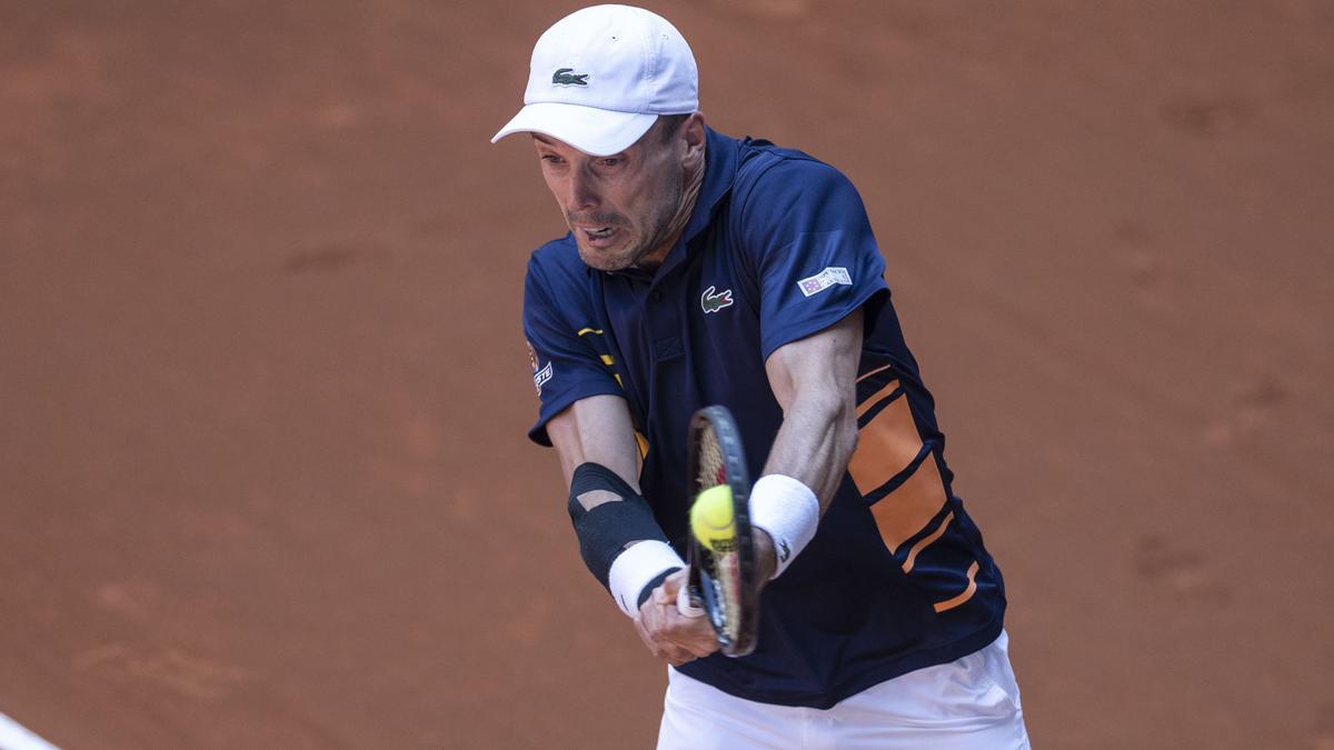 Roberto Bautista, derrotado en los dieciseisavos de final del Masters 1000 de Madrid.