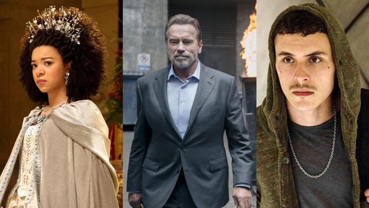 estrenos de Netflix de mayo: de la serie 'La reina Carlota', de Arón Piper en la serie 'El silencio' y de Arnold Schwarzenegge en la serie 'Fubar'