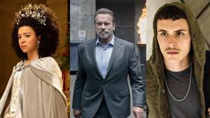 India Amarteifio en ’La reina Carlota’, Arnold Schwarzenegger en ’FUBAR’ y Arón Piper en ’El silencio’.