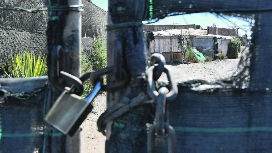 Zona donde se ubicaba la chabola en la que vivía Antonio Ojeda, en el barranco de Tirajana.