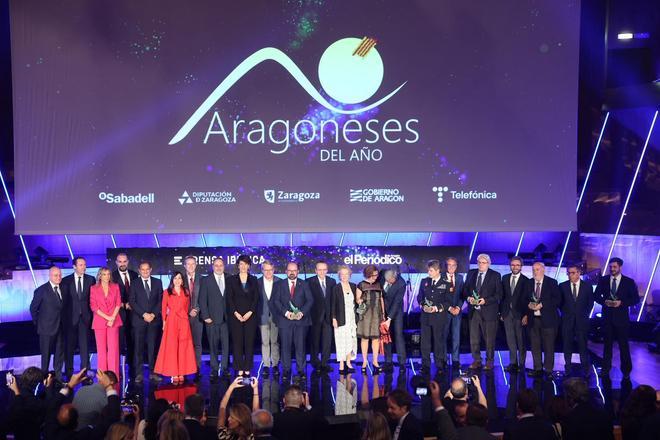 En imágenes | Los mejores momentos de la gala de los Aragoneses del Año 2025