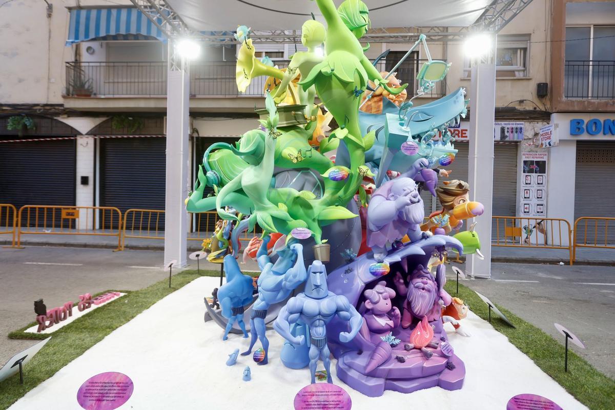 Gayano Lluch busca replicar la victoria de hace cuatro años con su falla infantil de Especial Gayano Lluch busca replicar la victoria de hace cuatro años con su falla infantil de Especial