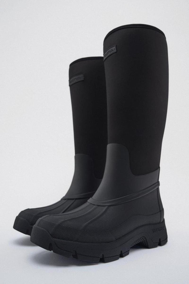 Botas altas neopreno de Tretorn x Zara