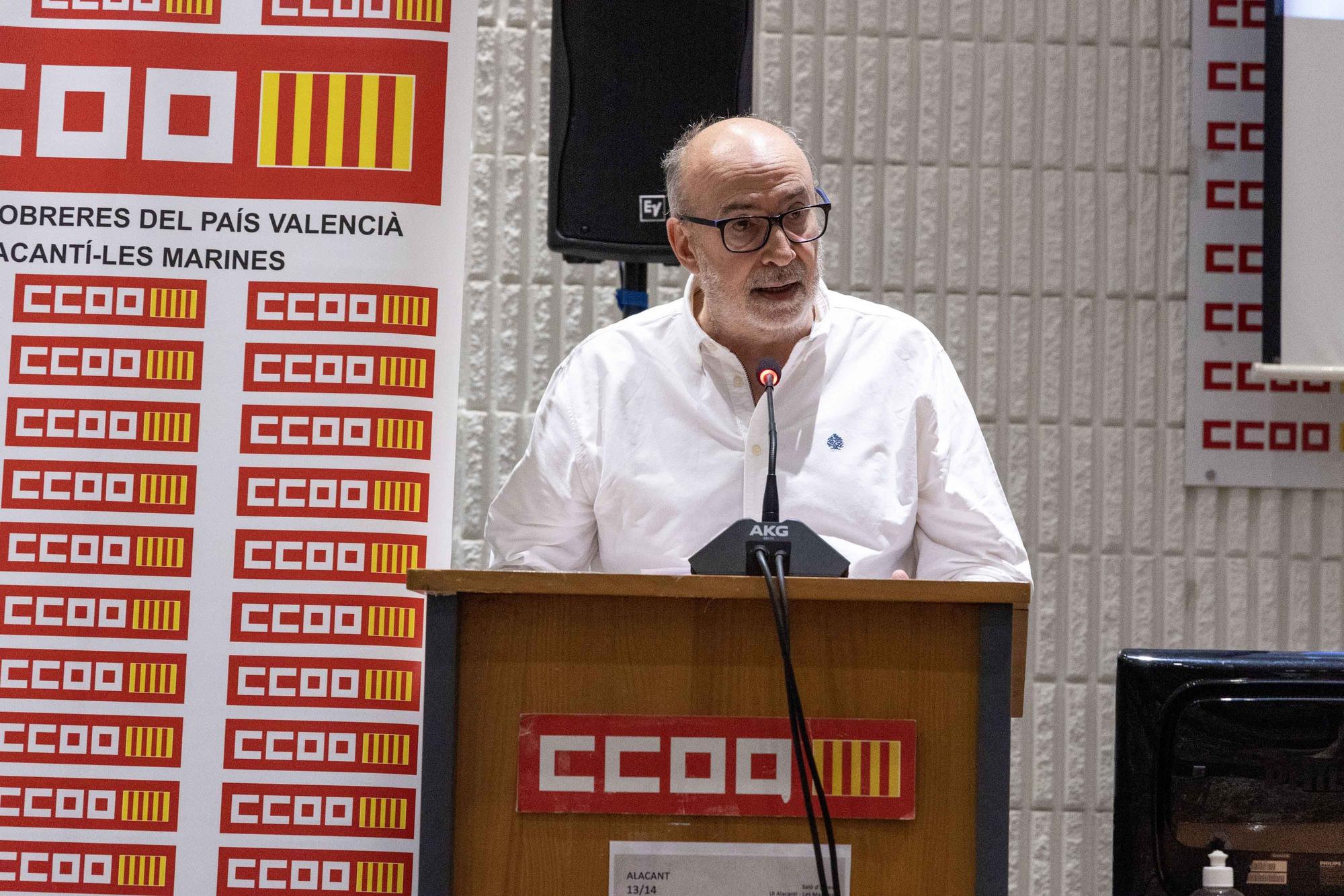 Homenaje en memoria del sindicalista y presidente de CCOO l’Alacantí-les Marines José de la Casa