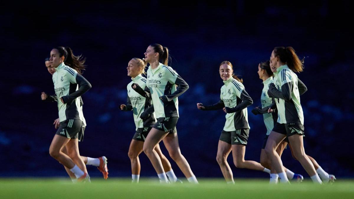 Las jugadoras del Real Madrid, en la Coma.