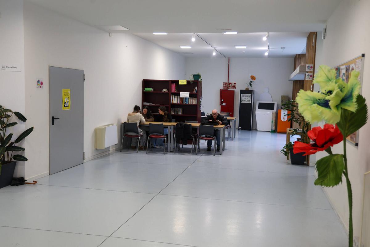 Interio del centro socicultiral ubicado en Santa Marta, este lunes 9 de febrero.