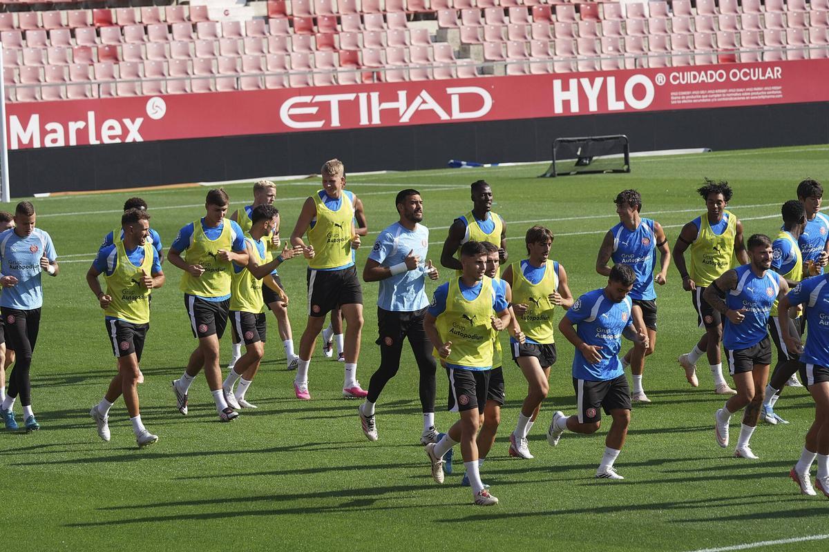 Les millors imatges de l'entrenament del Girona FC