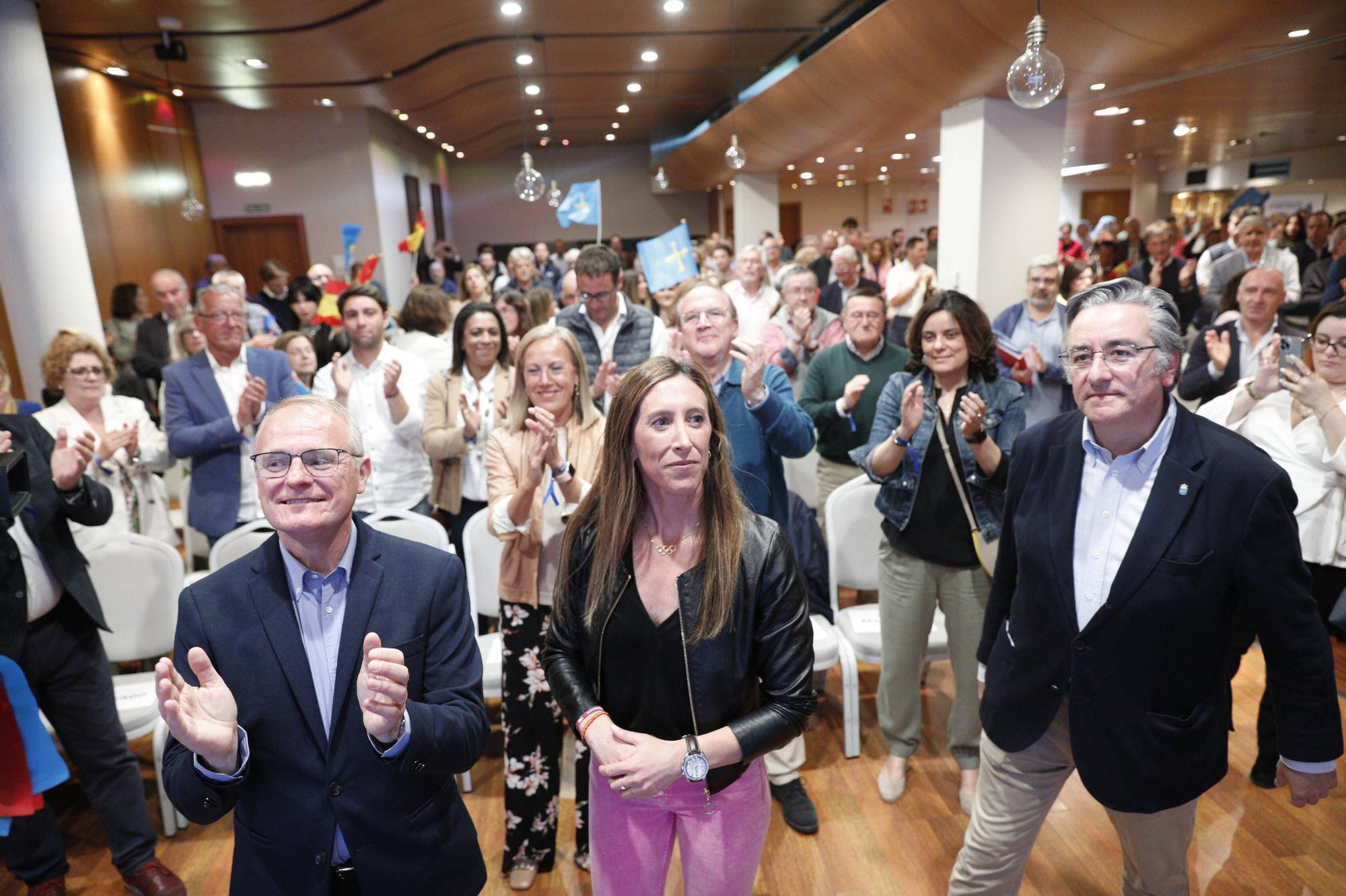 El cierre de campaña del PP en Gijón, en imágenes
