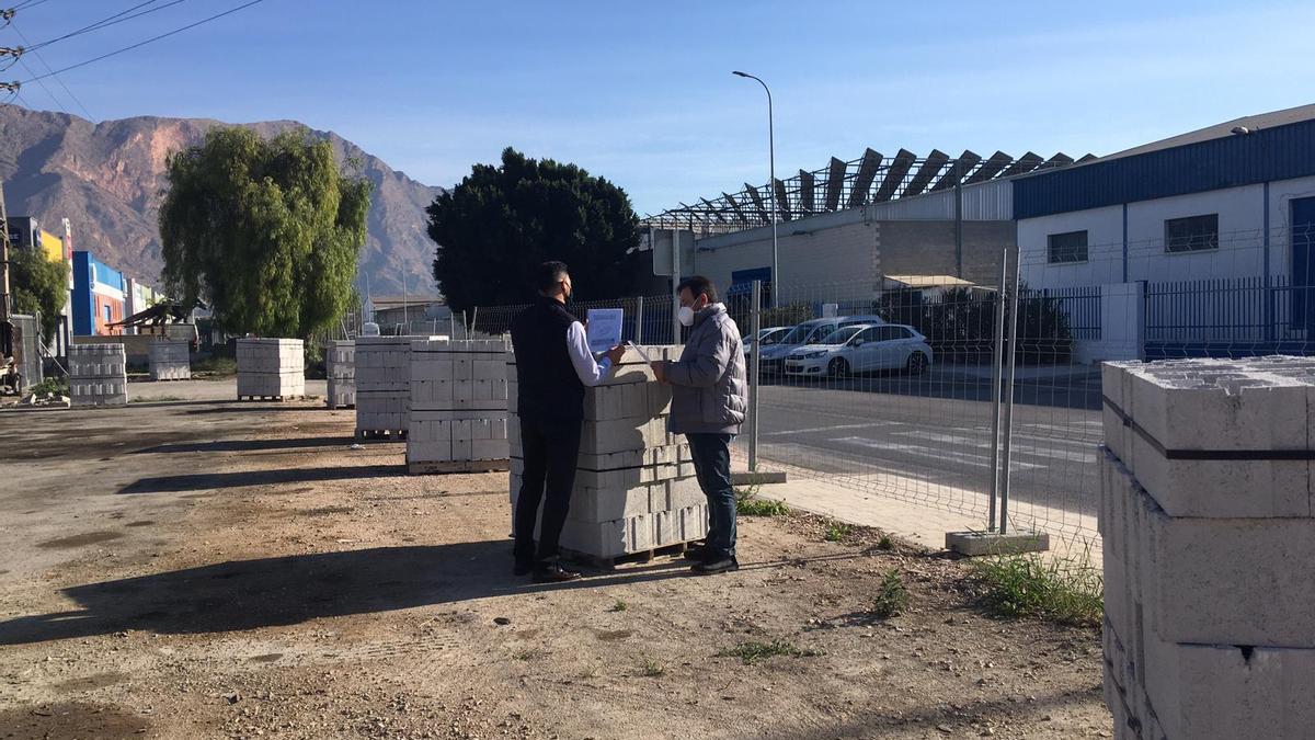 Campa ubicada en el Polígono Industrial Puente Alto de Orihuela