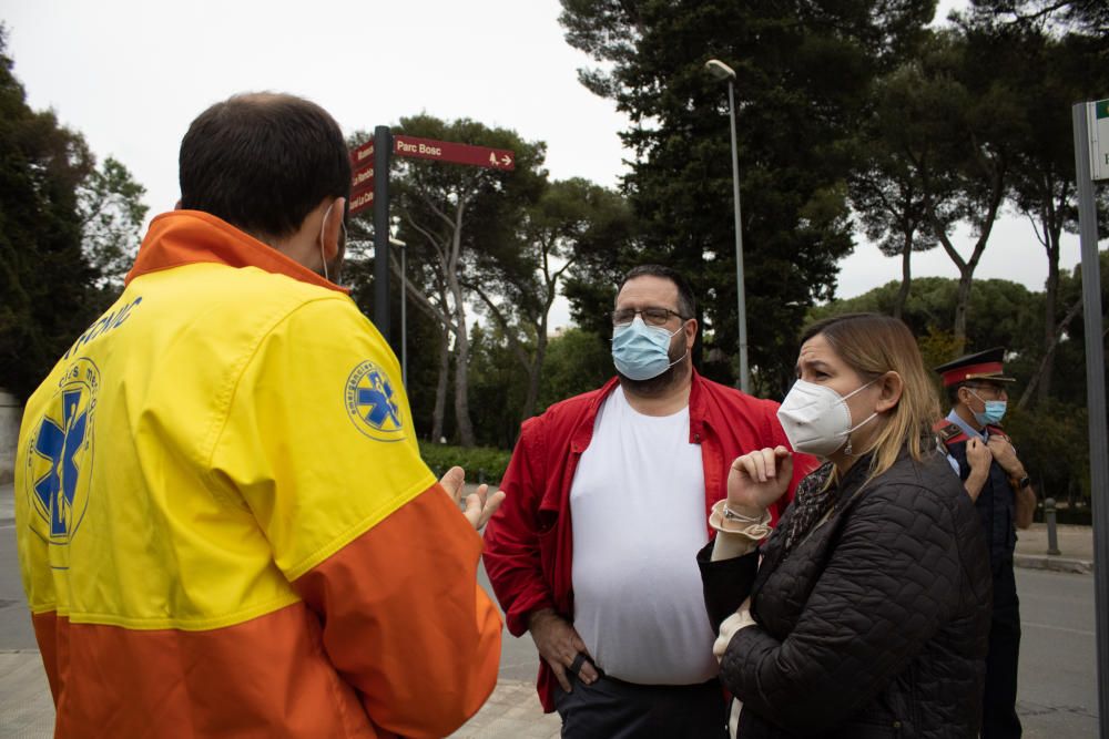 Figueres homenatja el personal essencial per la feina durant la pandèmia