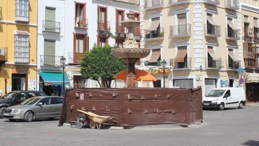 Estado actual de la plaza de San Sebastián.