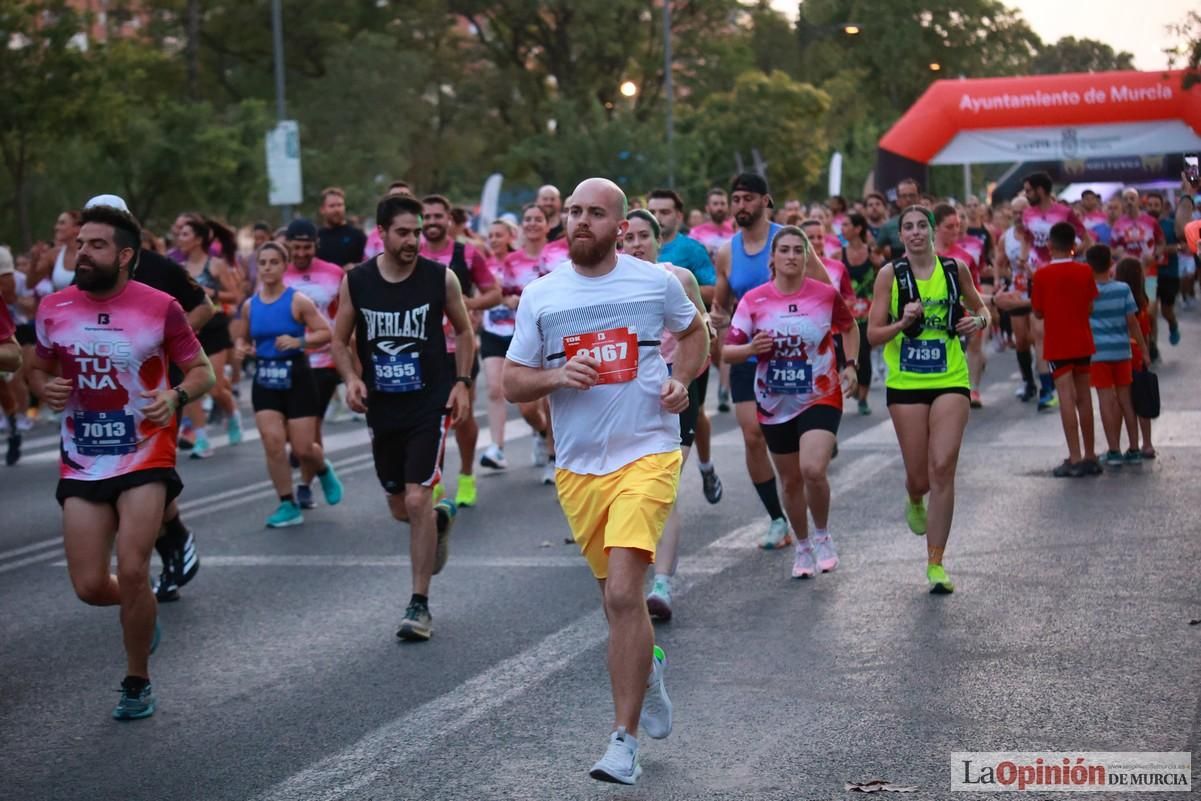 Las mejores imágenes de la carrera nocturna de Murcia