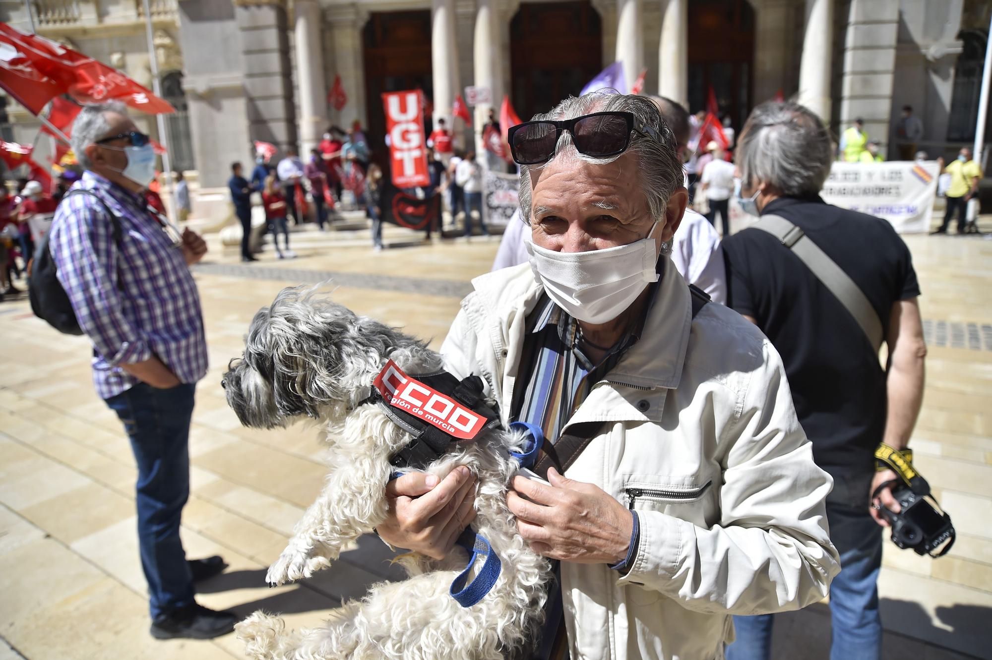 Manifestación del 1 de mayo en Cartagena