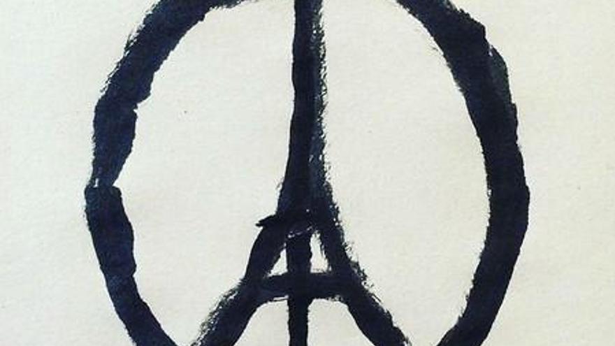 Una viñeta se convierte en símbolo de los atentados de París