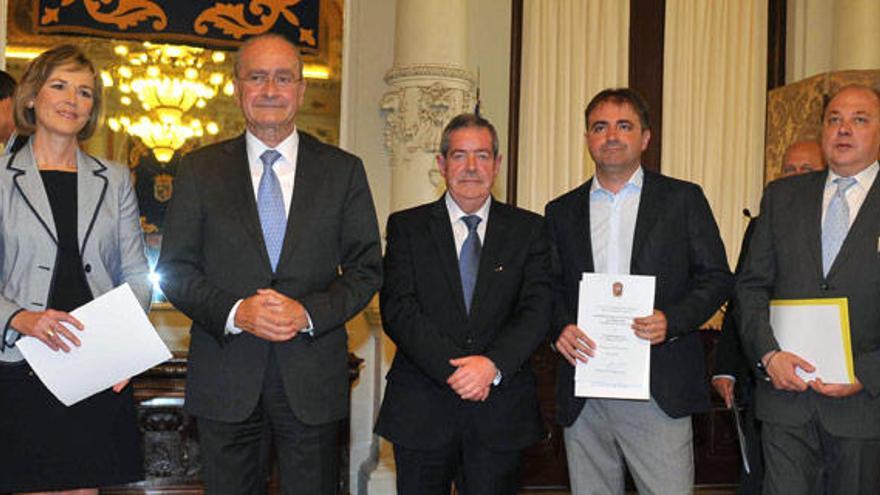 Entrega de los III Premios de Periodismo &#039;Ciudad de Málaga&#039;.