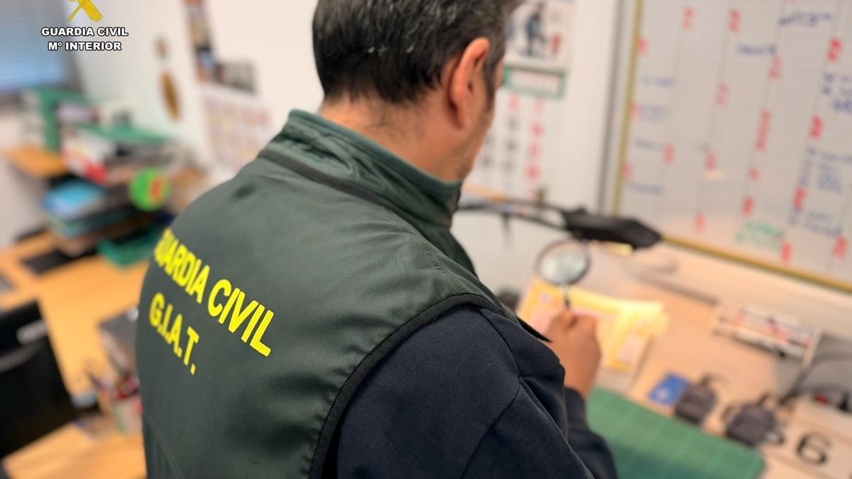Un agente de la Guardia Civil.