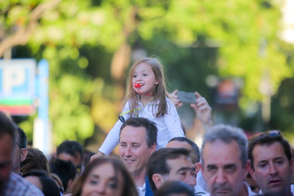 Manifestación a favor de la escuela concertada