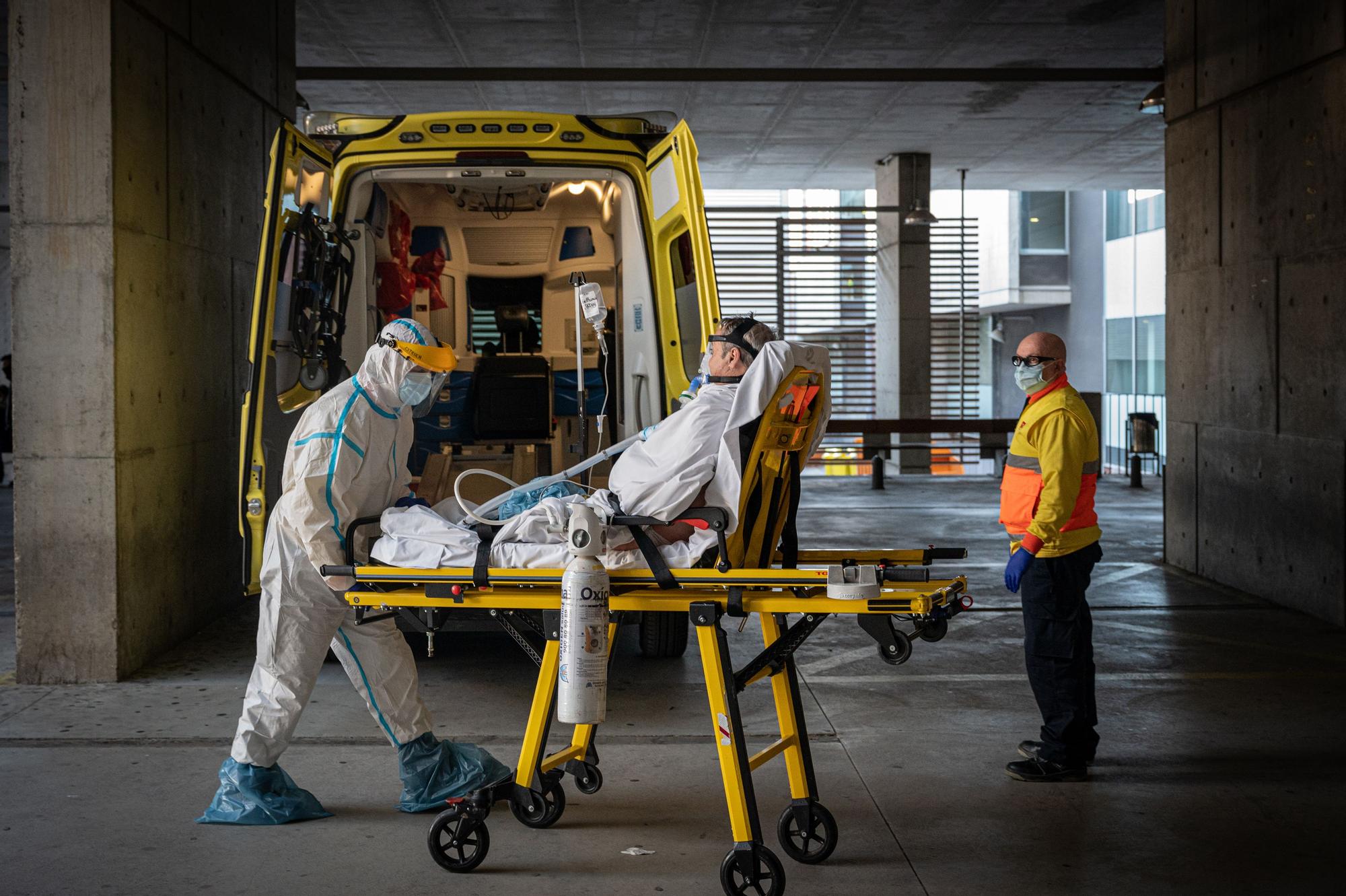 Entrada de urgencias de un hospital