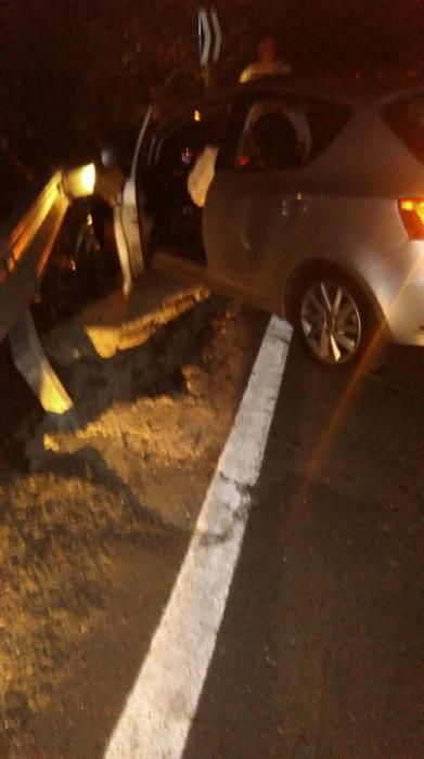 Accidente en el cruce de Cardones