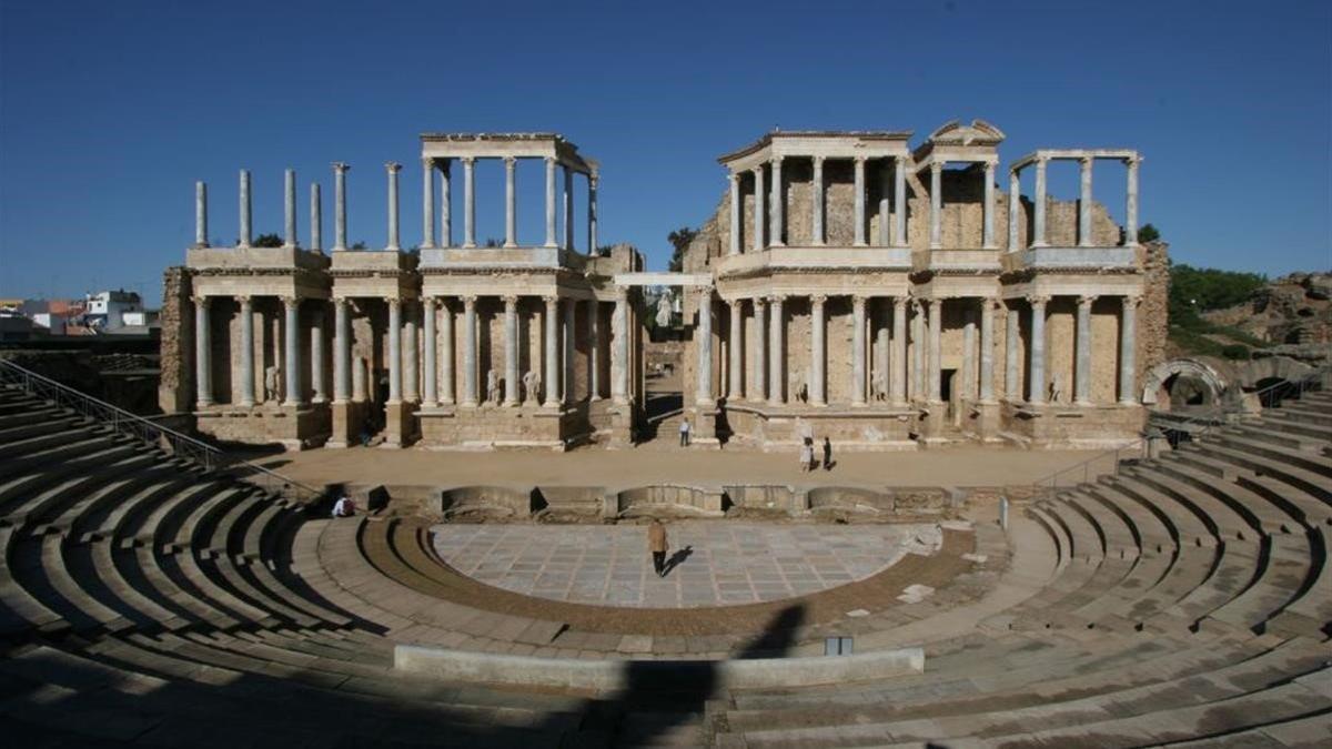 El teatro romano de Mérida.