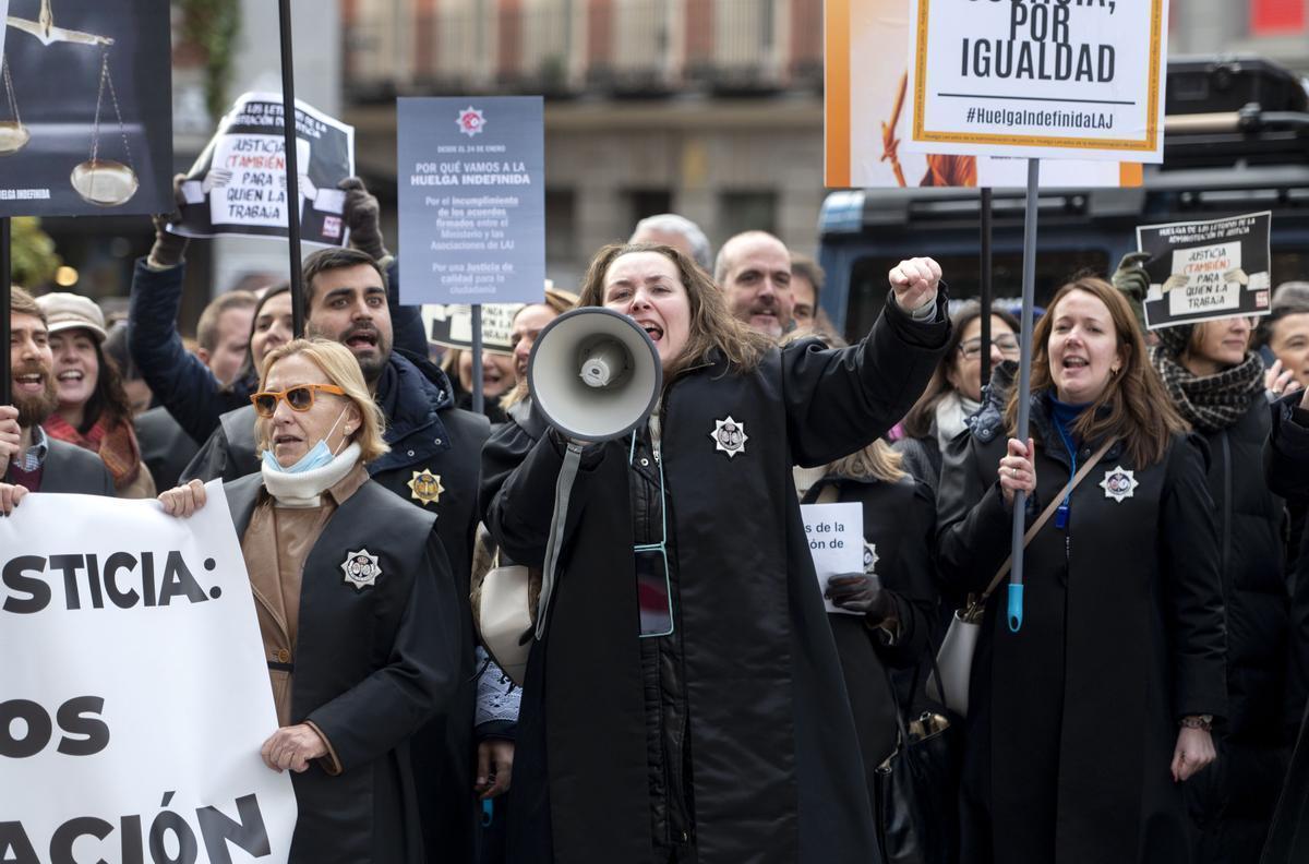 Una vaga indefinida de lletrats posa en perill Llop amb risc de paralització dels jutjats Una vaga indefinida de lletrats posa en perill Llop amb risc de paralització dels jutjats