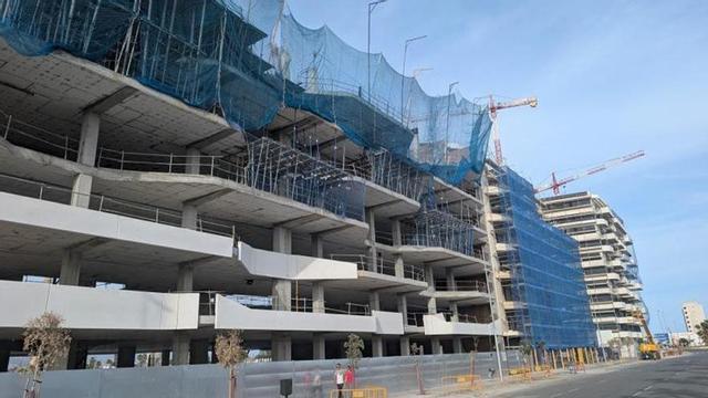Viviendas en construcción en Málaga.