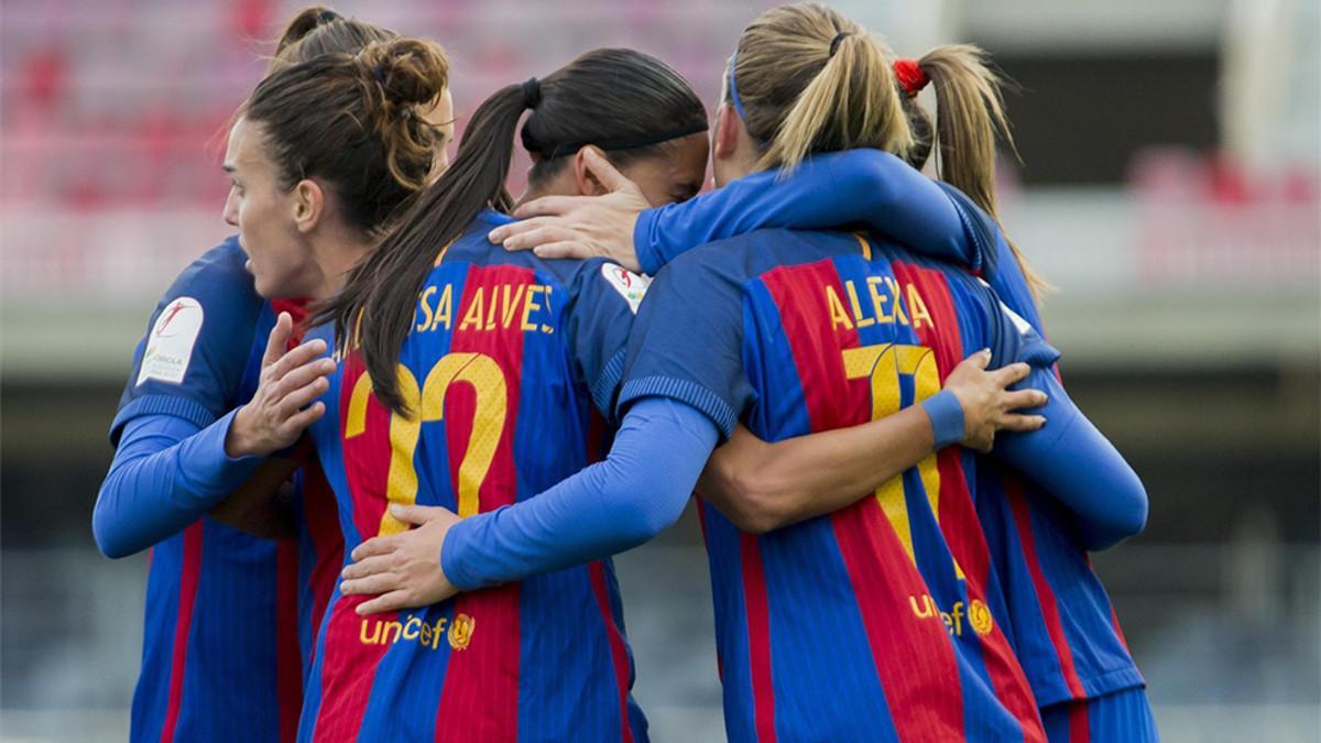 El Barça Femenino goleó al Levante