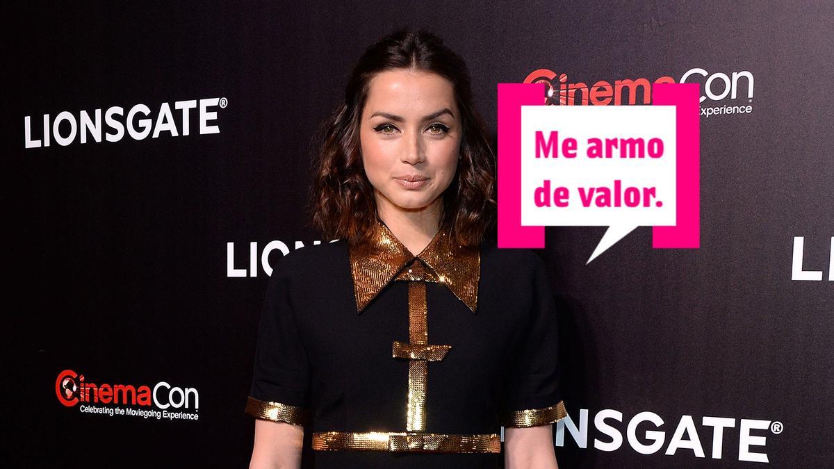 Ana de Armas, armándose de valor.