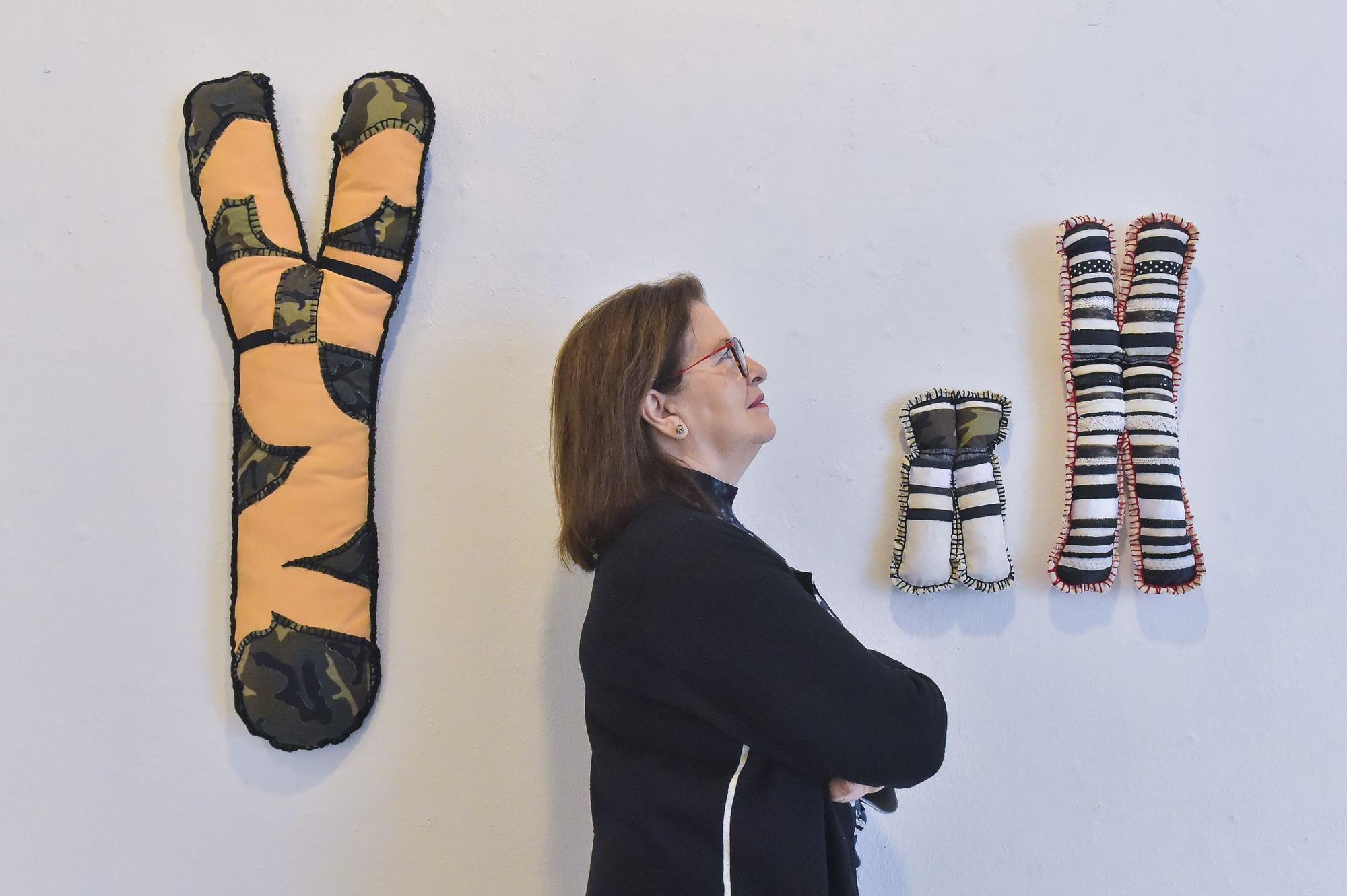 Exposición 'Tramas', de la artista Nela Ochoa, en la sala Saro León