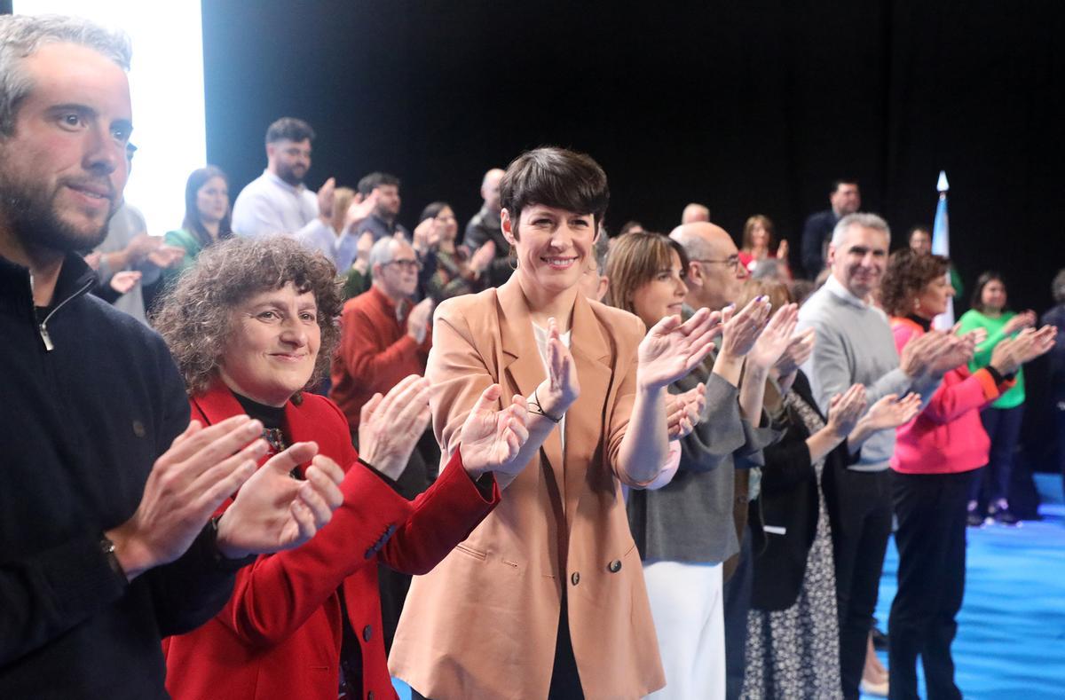 Ana Pontón en el acto de presentación de los candidatos del BNG a las alcaldías