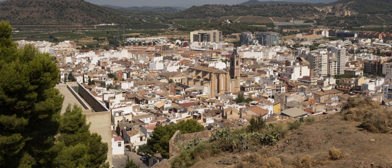 Vistas del núcleo histórico de Sagunt.