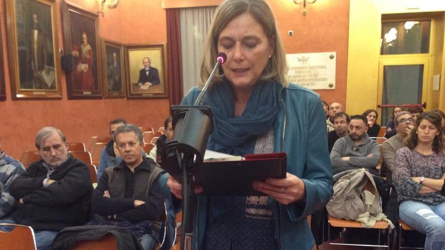 Núria Soler, en representació d&#039;Amics del Conservatori