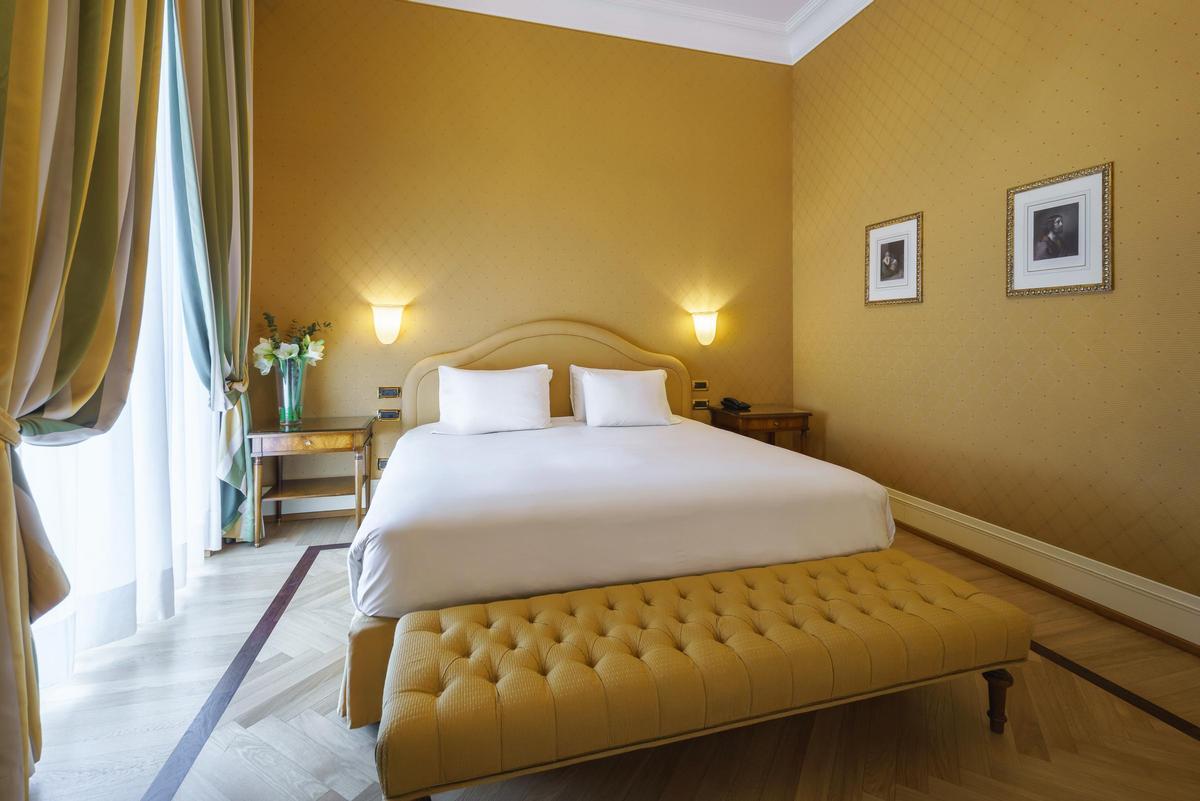 Una de las habitaciones del Eurostars Hotel Excelsior