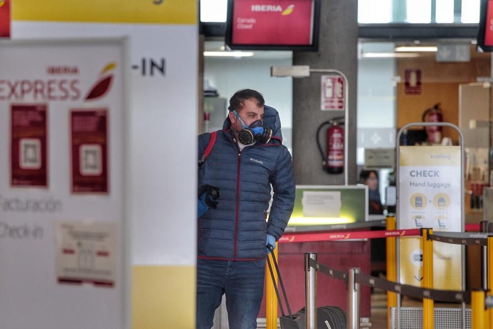 Situación en el aeropuerto Tenerife Norte con test