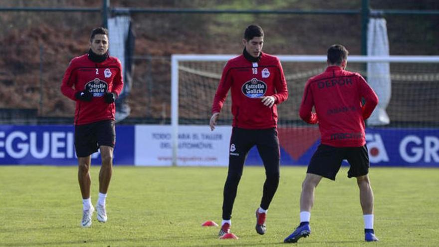 David Simón y Carlos Fernández, en Abegondo.