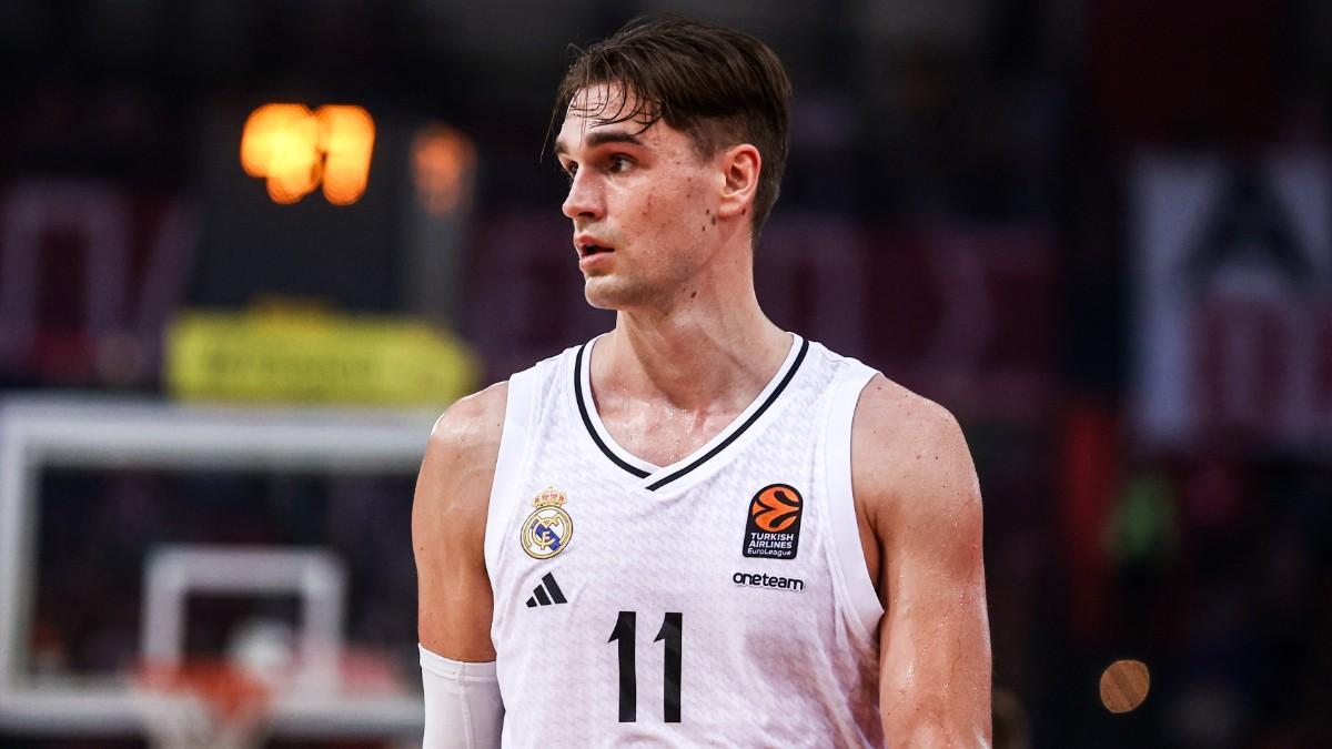 Mario Hezonja, en un partido de Euroliga con el Real Madrid